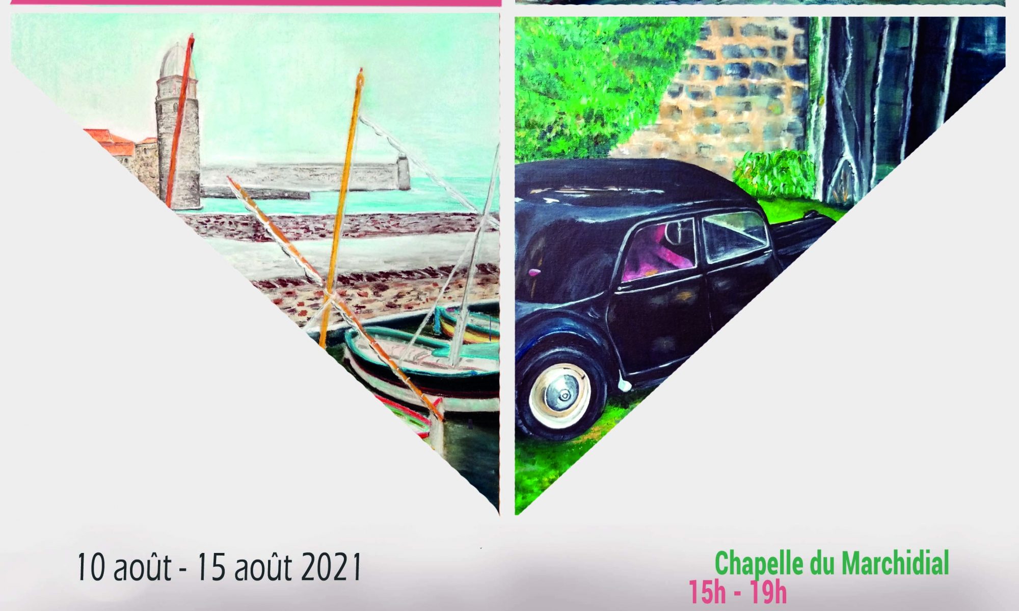 Affiche exposition au Marchidial