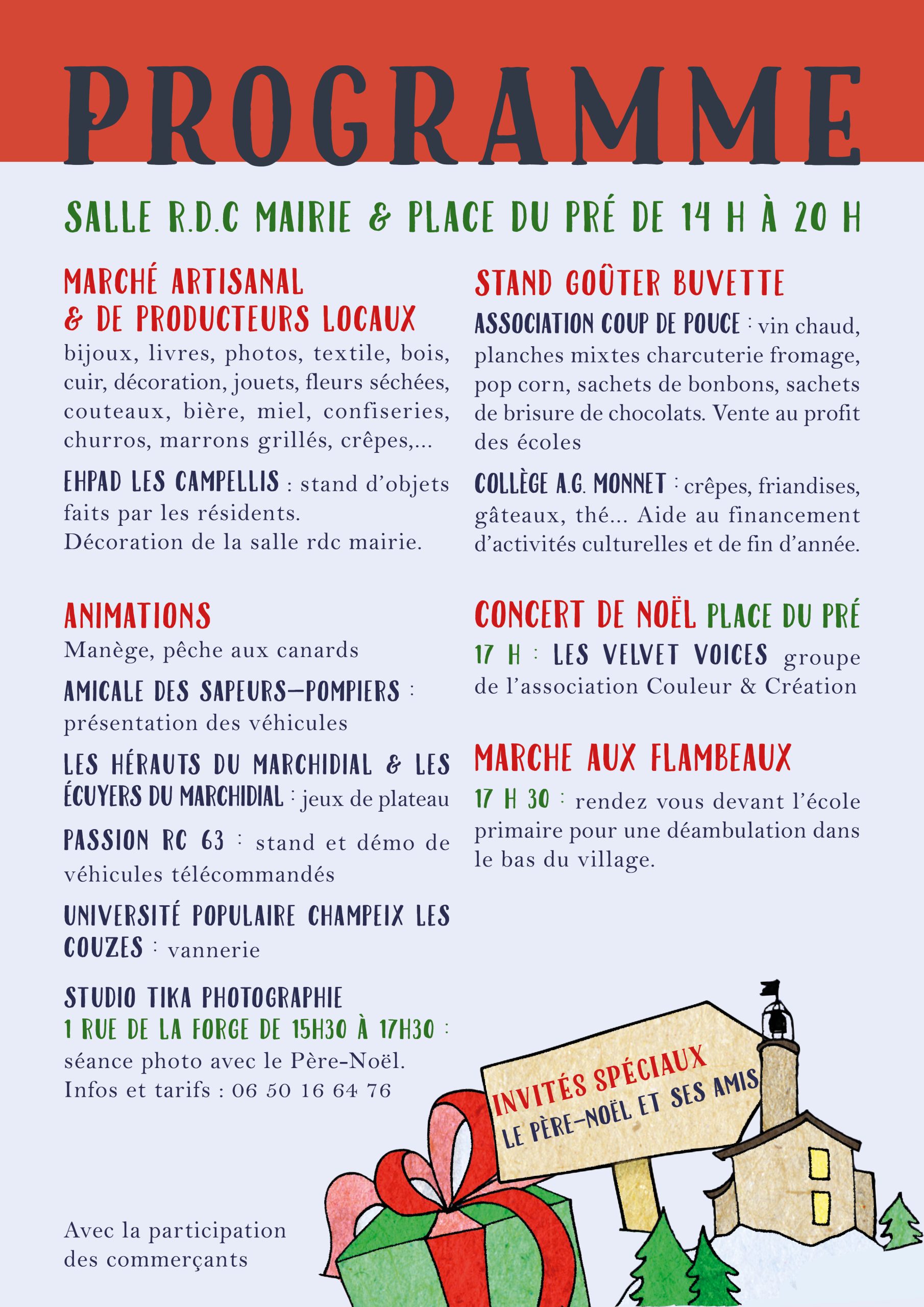 marché de noël flyer 20252