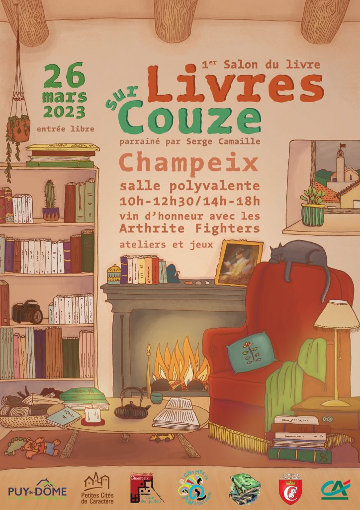 Salon du livre 2023 affiche camilleetclotilde.fr