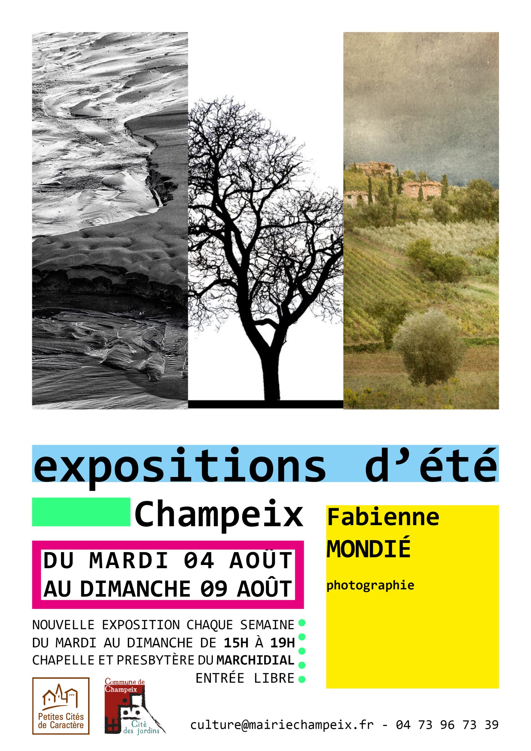 expo d'été 2026 fabienne mondié